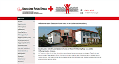 Desktop Screenshot of drk-wittenberg.de